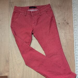 Red Denim Jeans